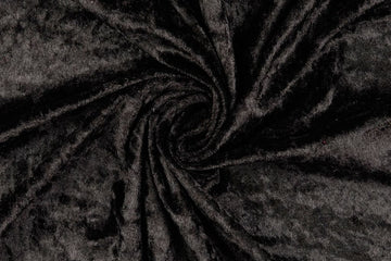 Samt, Pannesamt, schwarz, 0,5 m